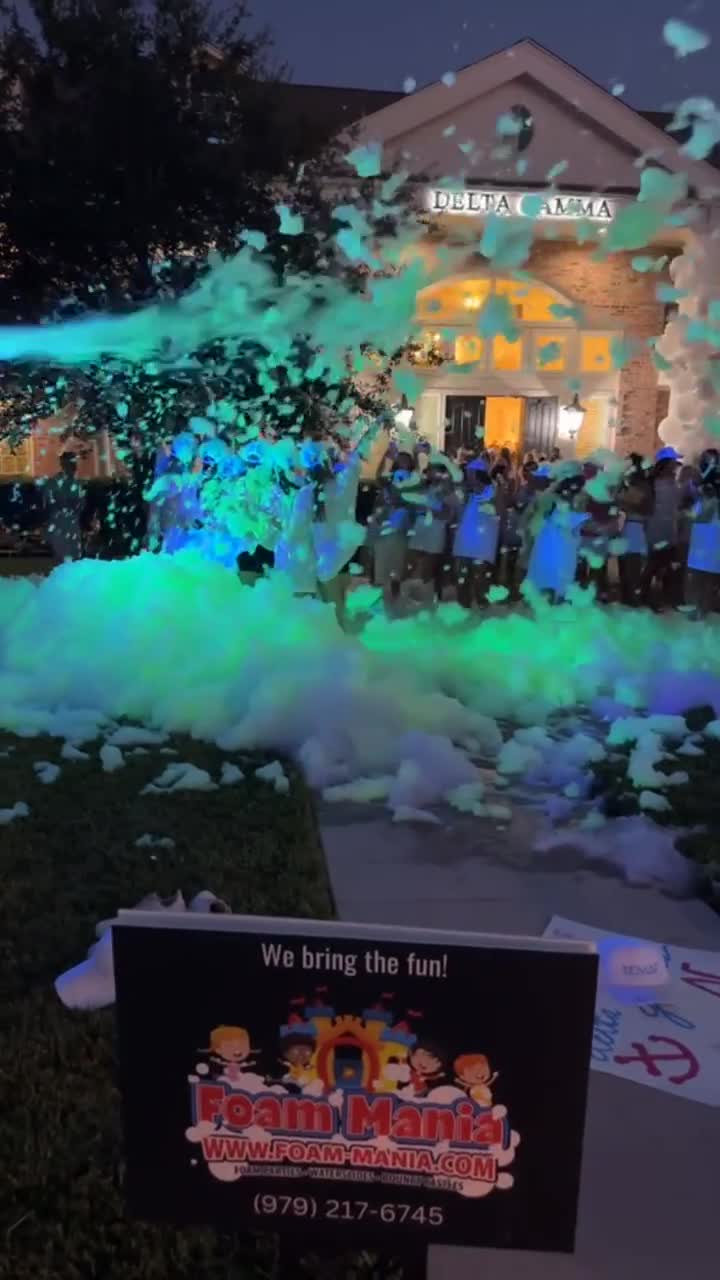 UV glow party video